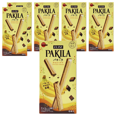 BOURBON 北日本 PAKILA香蕉巧克力風味威化棒, 44.4g, 6盒