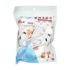 收納王妃 迪士尼壓縮洗臉巾 花花仙杜瑞拉 200 x 200mm, 30個, 3包