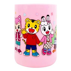 Dung Jin 巧虎 PP圓筒水杯, 粉色, 300ml, 1個