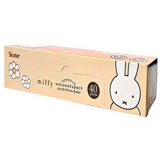 Skater 塑膠袋 MIFFY, 200 x 300 x 0.03mm, 40入, 1盒