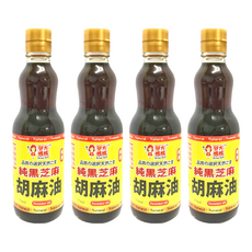 譽方媽媽 純黑芝麻胡麻油 370ml, 4瓶