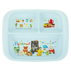 Skater 銀離子兒童三格餐盤, 寶可夢, 1個