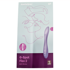 Satisfyer 愉悅新革命 G Spot Flex 2 靈活調節G點震動器, 紫色, 1個