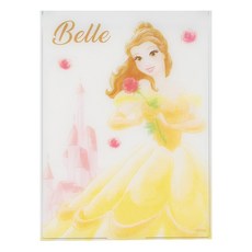 收納王妃 迪士尼折疊鏡 大 15 x 12 x 0.5cm 2個, 城堡貝兒