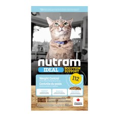 nutram 成貓用 I12 專業理想系列 體重控制天然貓糧, 雞肉 + 豌豆, 2kg, 1袋