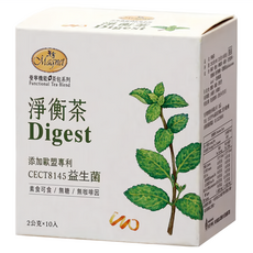Magnet 曼寧淨衡茶 無咖啡因草本茶 添加益生菌 幫助消化 調整體質, 2g, 10包, 1盒