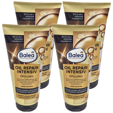 dm Balea 芭樂雅 OIL REPAIR INTENSIV 受損髮質潤髮乳, 深層護理，強韌髮質，易於梳理，無矽靈, 200ml, 4件