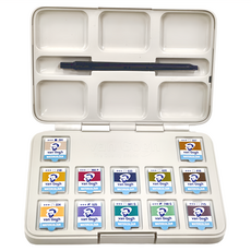 van Gogh 梵谷 塊狀水彩 柔和色,12色