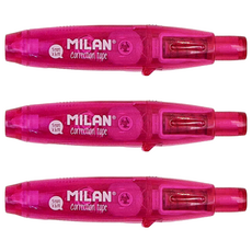 MILAN 繽紛果凍修正帶 5mm x 6m, 隨機出貨, 3個