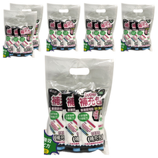 EMO 重複使用型除濕劑補充包 竹炭 3入, 1.8L, 6袋