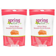 spring 曙光 全齡犬 無穀凍乾生食餐 鮭魚肉餅, 71g, 真實單一的蛋白質, 2包