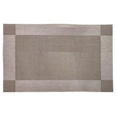80度防滑西餐墊 B款 E52 70%PVC+30%廣編絲, 44 x 30cm, 銀灰色, 1個