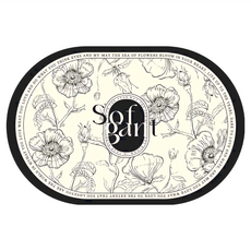 快豹 Dahy法式浴室門口地毯, 法式07黑圓橢