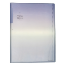 KOKUYO 國譽 Pastel Cookie Sora A3資料夾 20頁內袋, 藍藍色, 1本