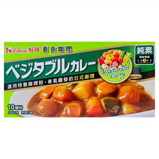 House 好侍 純素素食咖哩, 溫潤清爽多層次, 濃醇咖哩香, 200g, 1盒