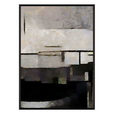 有框畫 靜境II, 黑框