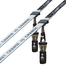 貝爾 CAMPCORD 戰術營繩扣環 2個, 黑色, 3300 x 38mm