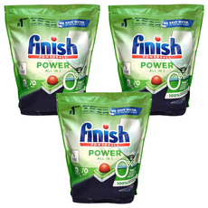 finish 洗碗錠 無香精版 洗碗機專用 70顆, 1.12kg, 3袋