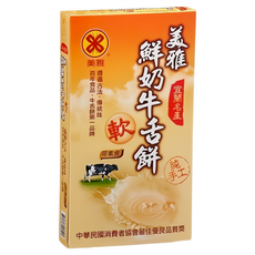 美雅宜蘭餅 軟式牛舌餅禮盒 宜蘭名產 特選北海道鮮奶 添加香甜煉乳 純手工 可素食, 225g, 1盒