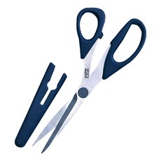 Clover 可樂牌 CAPO210剪刀, 刀片/不鏽鋼手柄, 總長約21cm, 藍柄, 1支