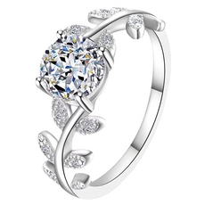 CF Diamond 女款 莫桑鑽 戒指