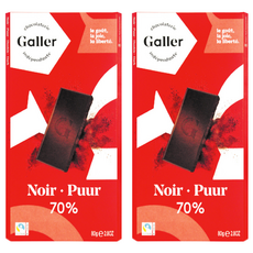 Galler 伽樂 醇黑巧克力, 80g, 2片