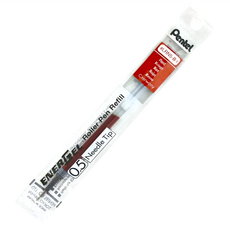 Pentel 飛龍文具 ENERGEL 極速鋼珠筆筆芯 0.5mm, 紅色, 12支