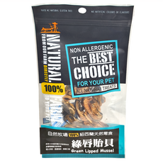 NATURAL FARM 自然牧場 紐西蘭天然零食 綠唇胎貝, 100%紐西蘭天然, 無防腐劑, 無色素, 無香料, 1包, 30g