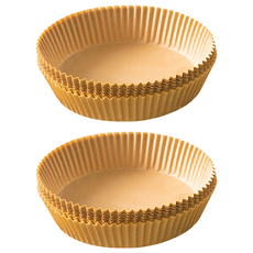 氣炸鍋烘焙紙100張, 食品級材質, 防水防油, 16cm, 2盒