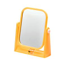 GIMI 吉米 中佳人鏡, 中號長方形桌面旋轉鏡, 藍色/黃色/綠色 顏色隨機