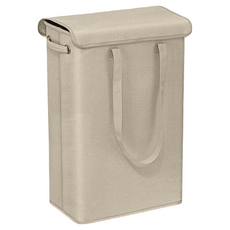 Well Life 悅生活 Best buy 45L 仿亞麻EVA超窄縫洗衣籃, 39 x 19 x 60cm, 米色