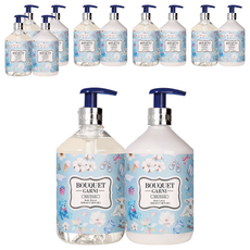 BOUQUET GARNI 香氛身體保養組 爽身粉香 沐浴乳520毫升+乳液520毫升 1入, 6組