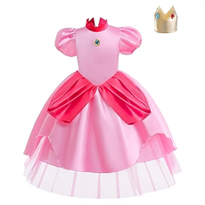 碧姬公主表演服套裝 (送皇冠), 1件