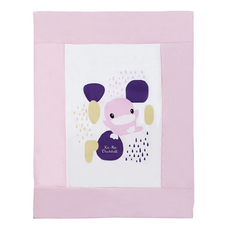 KU.KU Duckbill 酷咕鴨 成長印記涼被 粉色 寶寶夏季透氣舒適涼感寢具, 100 x 125cm