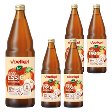 voelkel 維可 蘋果醋 demeter, 750ml, 5瓶