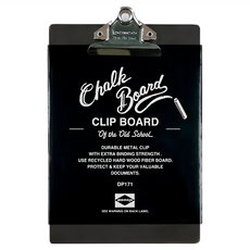 HIGHTIDE penco 黑板板夾 耐用金屬夾 再生硬木纖維板, 黑色, 1個