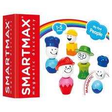SMARTMAX 磁力接接棒 1-5歲寶寶的第一組建構式磁力玩具, 我的百變人偶, 1盒