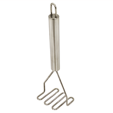 ECHO金屬株式會社 不銹鋼搗碎器 輕鬆搗碎各種食材 製作沙拉, 5.2 x 20cm, 1個