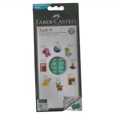 FABER-CASTELL 輝柏 隨意貼 免釘萬用黏土 75g, 綠色, 1個