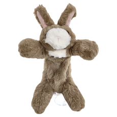 KING JIM Pouzoo 絨毛動物多功能筆袋 長235mm, 兔子, 1個