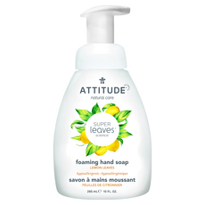 ATTITUDE 艾特優 Super leaves 檸檬葉 泡沫洗手乳 低過敏性, 295ml, 1瓶