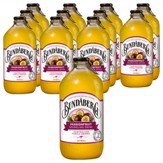 BUNDABERG 賓德寶 百香果風味氣泡飲 x 12瓶, 375ml