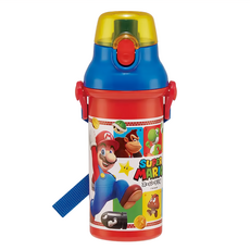 Skater 直飲式水壺 PSB5SANAG, 瑪利歐, 480ml, 1個