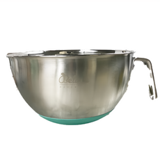 Betty's 焙蒂絲 帶手柄防滑打蛋盆 22.8cm x 13.4cm, 銀色, 1個