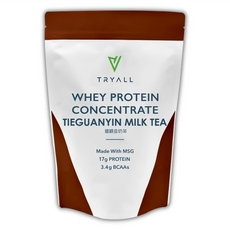 TRYALL 濃縮乳清蛋白 鐵觀音奶茶, 1包, 500g