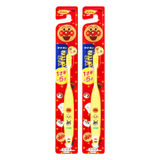 KODOMO 台灣公司貨 麵包超人牙刷 1.5-5歲, 顏色隨機, 2支, 1支