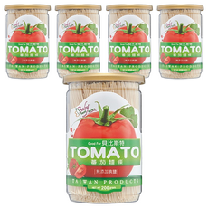 BabyBest 貝比斯特 無鹽蕃茄麵, 口感自然 易於消化 200g/罐, 5罐