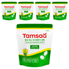 Tamsaa 迷你洗碗錠 120入, 5g, 5包