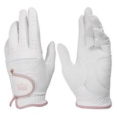 Michelangelo golf 女款半羊皮拼接高爾夫手套 (一雙), 1雙, 白色