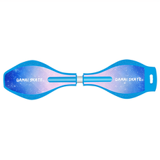 360度扭力耐磨極光輪蛇板 PU材質 持久 酷炫閃光 防滑踏板 便於攜帶, 星雲藍, 25 x 12 x 85cm, 1個